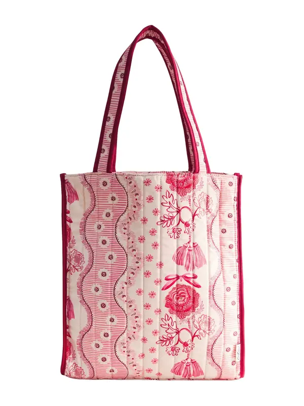 Cath Kidston Cath Kidston Shopper torba  magenta / tamno roza / bijela