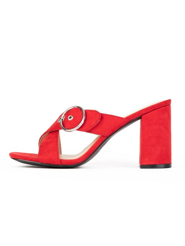 Celena Celena Natikače s potpeticom 'Chene'  crvena / srebro