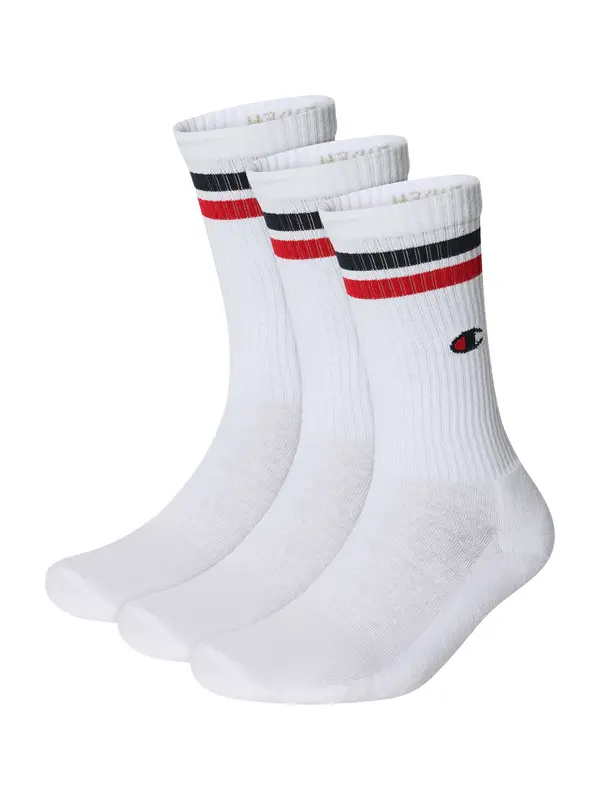 Champion Authentic Athletic Apparel Champion Authentic Athletic Apparel Čarape  crvena / crna / bijela