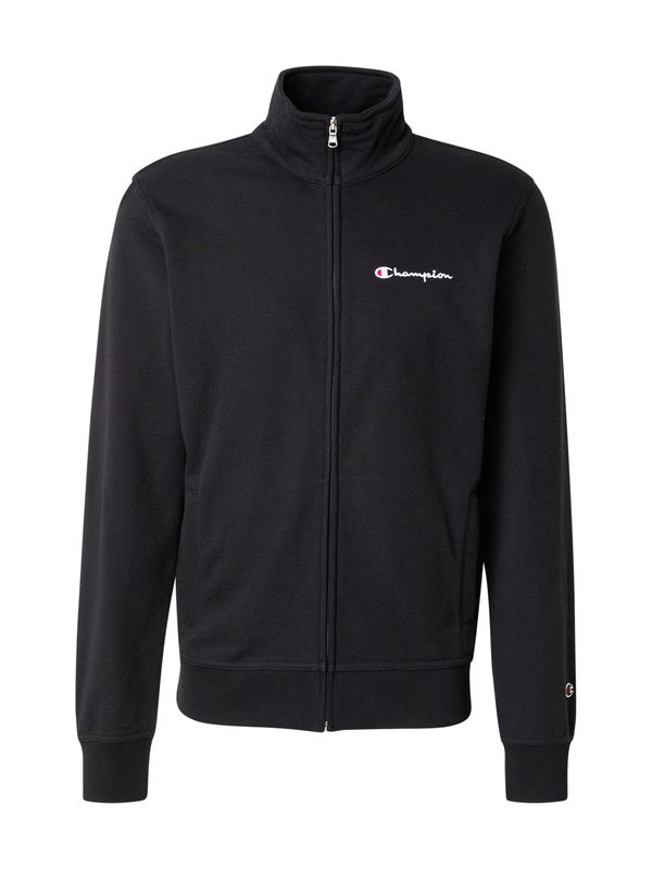 Champion Authentic Athletic Apparel Champion Authentic Athletic Apparel Gornji dio trenirke  crna / bijela