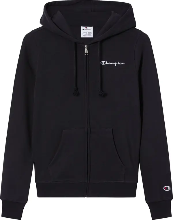 Champion Authentic Athletic Apparel Champion Authentic Athletic Apparel Gornji dio trenirke  crna / bijela