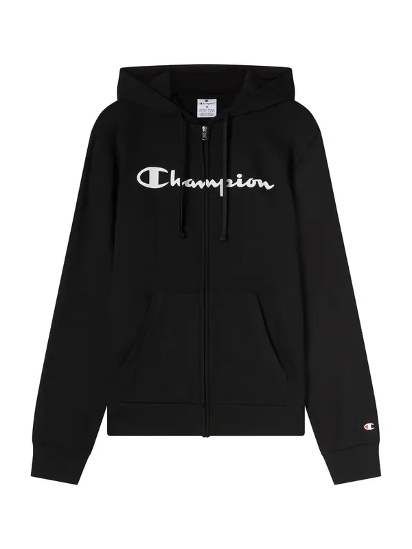 Champion Authentic Athletic Apparel Champion Authentic Athletic Apparel Gornji dio trenirke  crna / bijela