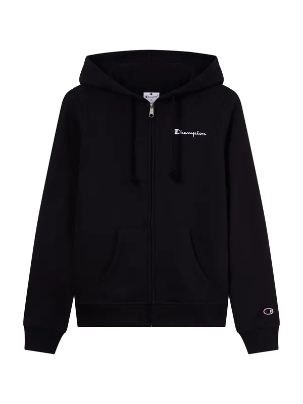 Champion Authentic Athletic Apparel Champion Authentic Athletic Apparel Gornji dio trenirke  crna / bijela