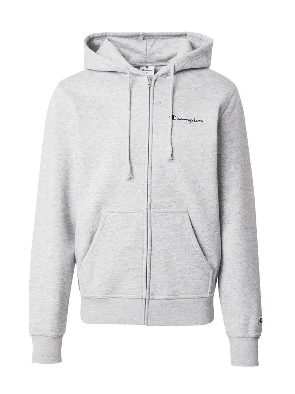 Champion Authentic Athletic Apparel Champion Authentic Athletic Apparel Gornji dio trenirke  siva melange / crna