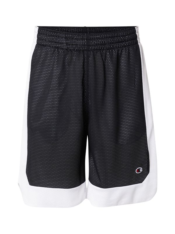 Champion Authentic Athletic Apparel Champion Authentic Athletic Apparel Hlače  crna / bijela