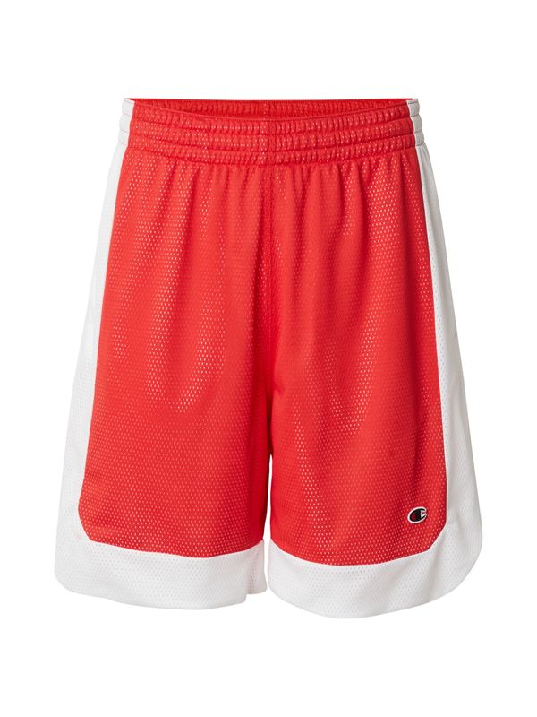 Champion Authentic Athletic Apparel Champion Authentic Athletic Apparel Hlače  crvena / bijela