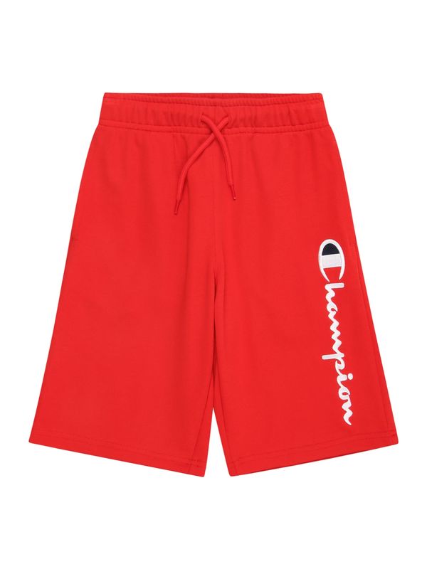 Champion Authentic Athletic Apparel Champion Authentic Athletic Apparel Hlače 'ICONS'  crvena / crna / bijela