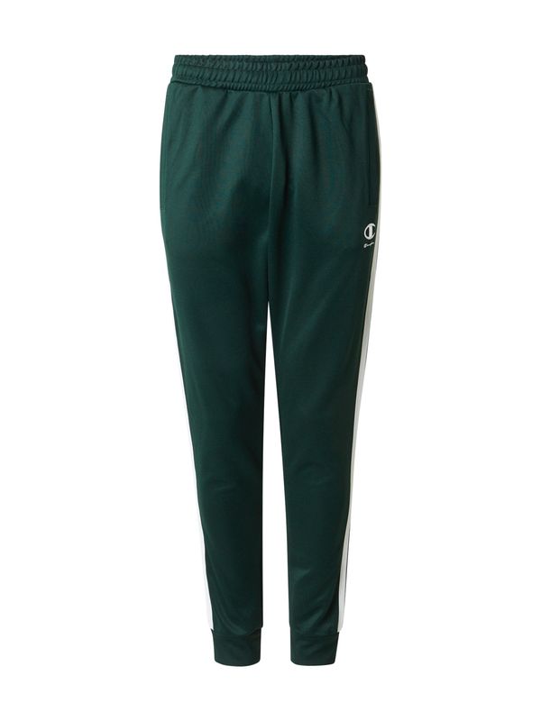 Champion Authentic Athletic Apparel Champion Authentic Athletic Apparel Hlače  kraljevski zelena / bijela