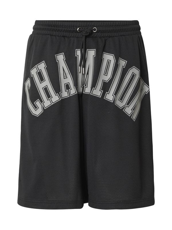 Champion Authentic Athletic Apparel Champion Authentic Athletic Apparel Hlače  svijetlosiva / crna
