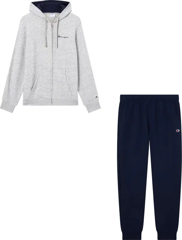Champion Authentic Athletic Apparel Champion Authentic Athletic Apparel Jogging komplet  mornarsko plava / siva melange