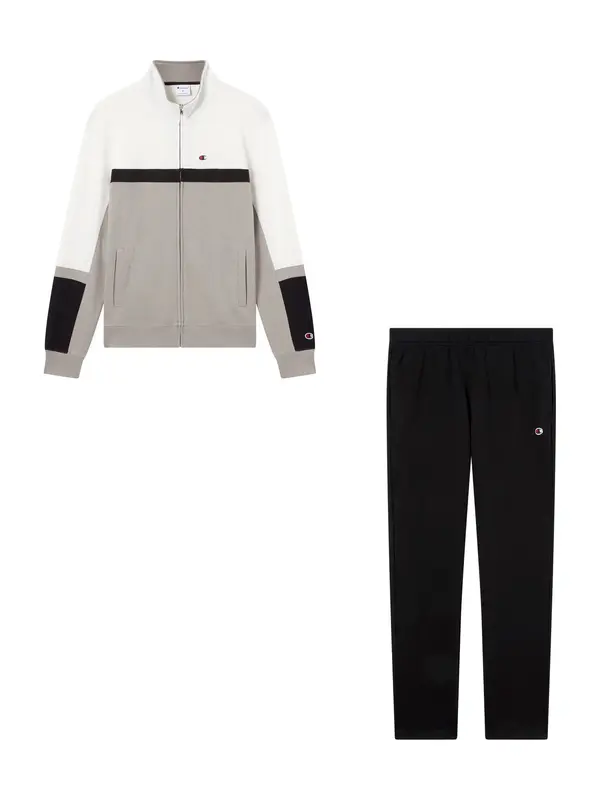 Champion Authentic Athletic Apparel Champion Authentic Athletic Apparel Jogging komplet  siva / crna / bijela
