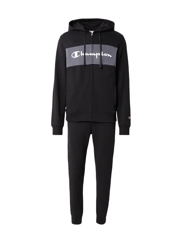 Champion Authentic Athletic Apparel Champion Authentic Athletic Apparel Jogging komplet  siva / crna / bijela