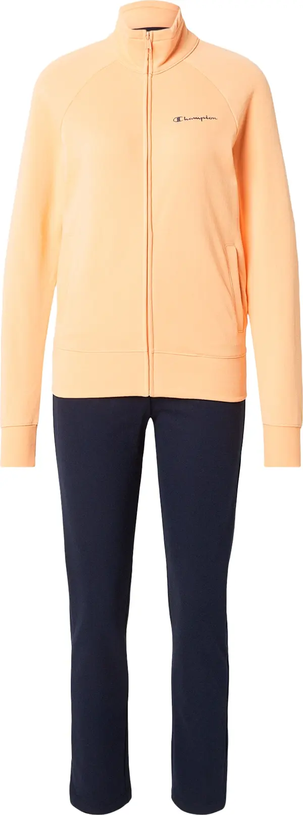 Champion Authentic Athletic Apparel Champion Authentic Athletic Apparel Jogging komplet  tamno plava / svijetlonarančasta