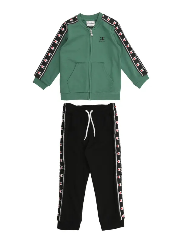 Champion Authentic Athletic Apparel Champion Authentic Athletic Apparel Jogging komplet  tamno zelena / crna / bijela