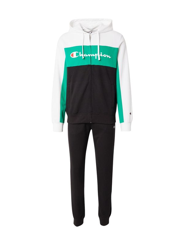 Champion Authentic Athletic Apparel Champion Authentic Athletic Apparel Jogging komplet  zelena / crna / bijela