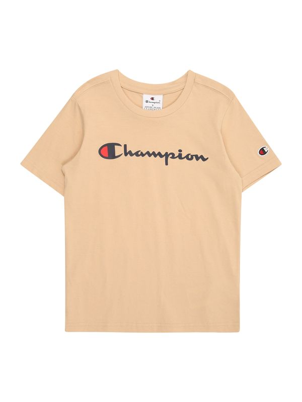 Champion Authentic Athletic Apparel Champion Authentic Athletic Apparel Majica  bež / krvavo crvena / crna
