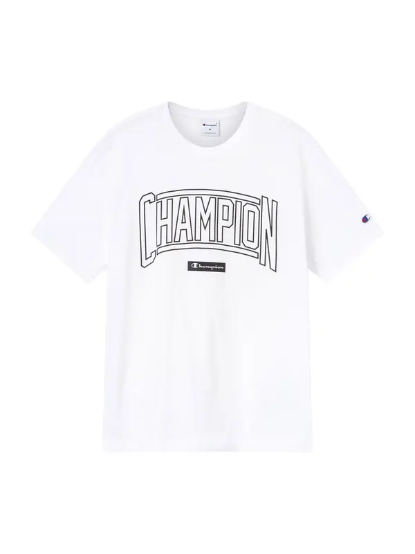 Champion Authentic Athletic Apparel Champion Authentic Athletic Apparel Majica  crna / bijela