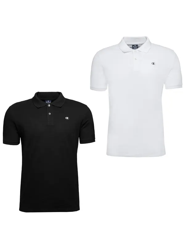 Champion Authentic Athletic Apparel Champion Authentic Athletic Apparel Majica  crna / bijela
