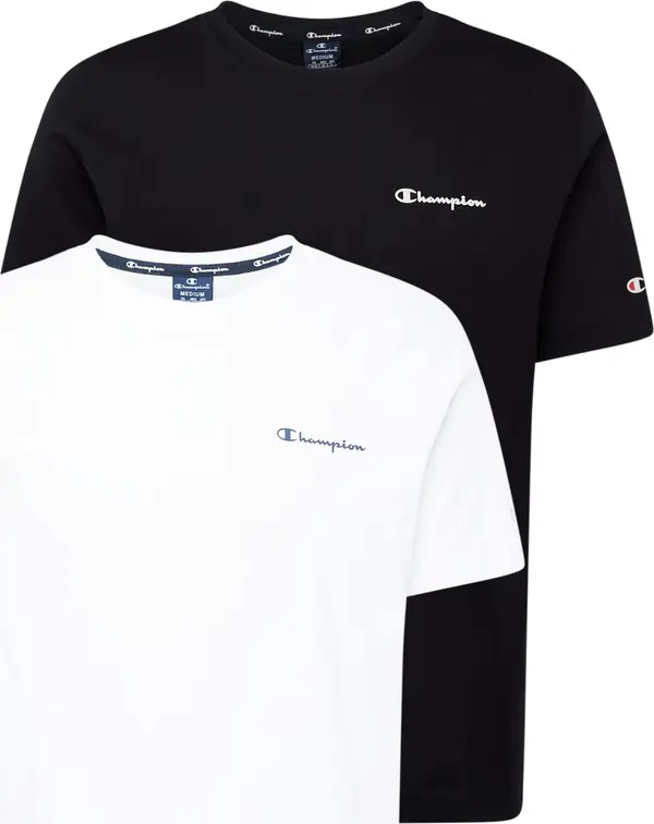 Champion Authentic Athletic Apparel Champion Authentic Athletic Apparel Majica  crna / bijela