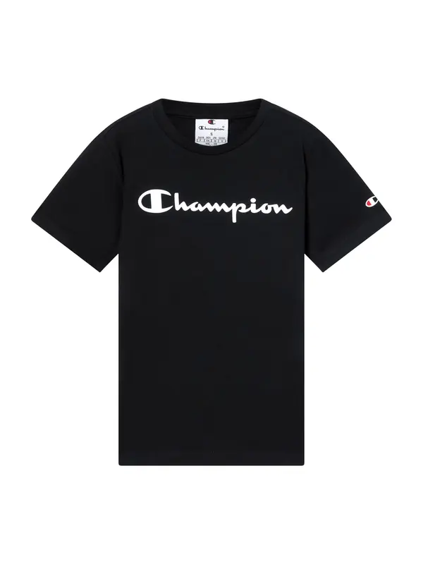 Champion Authentic Athletic Apparel Champion Authentic Athletic Apparel Majica  crna / bijela