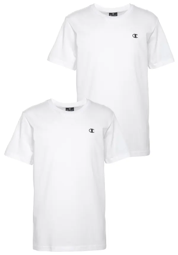 Champion Authentic Athletic Apparel Champion Authentic Athletic Apparel Majica  crna / bijela
