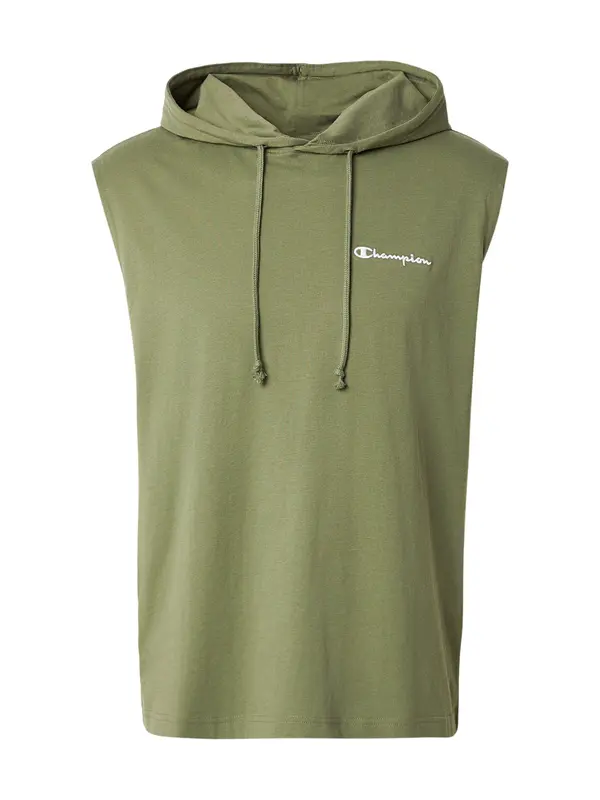 Champion Authentic Athletic Apparel Champion Authentic Athletic Apparel Majica  maslinasta / bijela