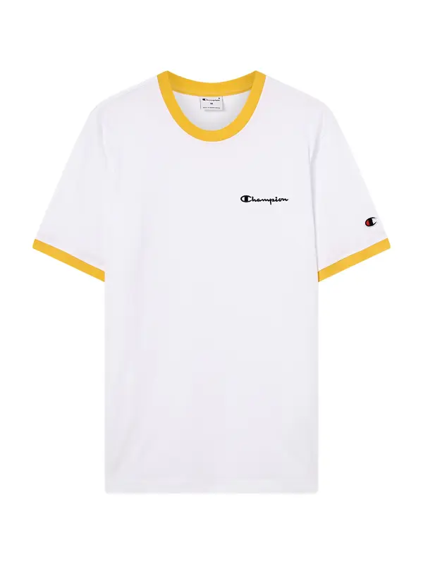 Champion Authentic Athletic Apparel Champion Authentic Athletic Apparel Majica  mornarsko plava / žuta / bijela