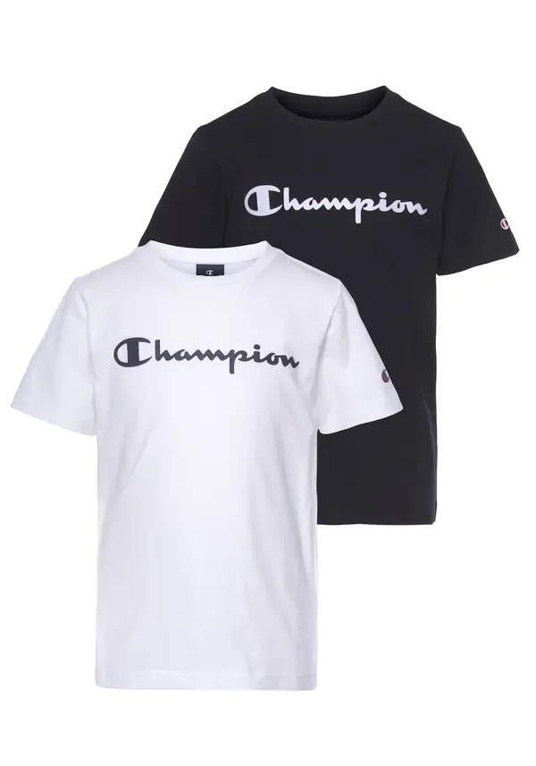 Champion Authentic Athletic Apparel Champion Authentic Athletic Apparel Majica  plava / krvavo crvena / crna / bijela