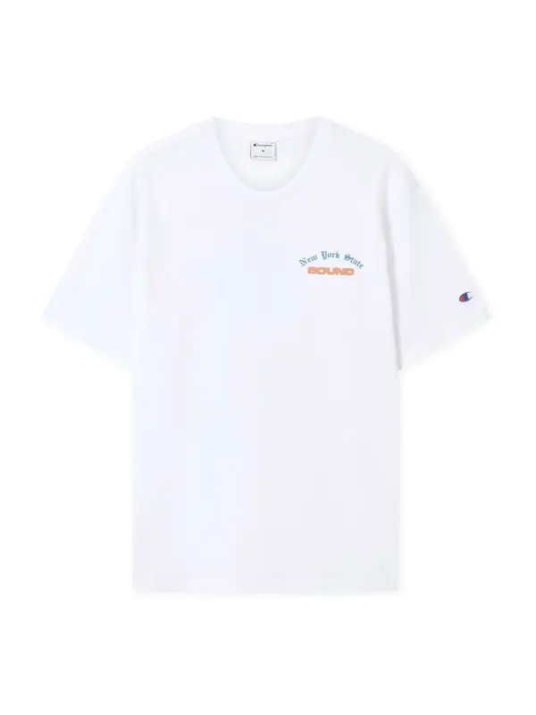 Champion Authentic Athletic Apparel Champion Authentic Athletic Apparel Majica  plava / mandarina / bijela