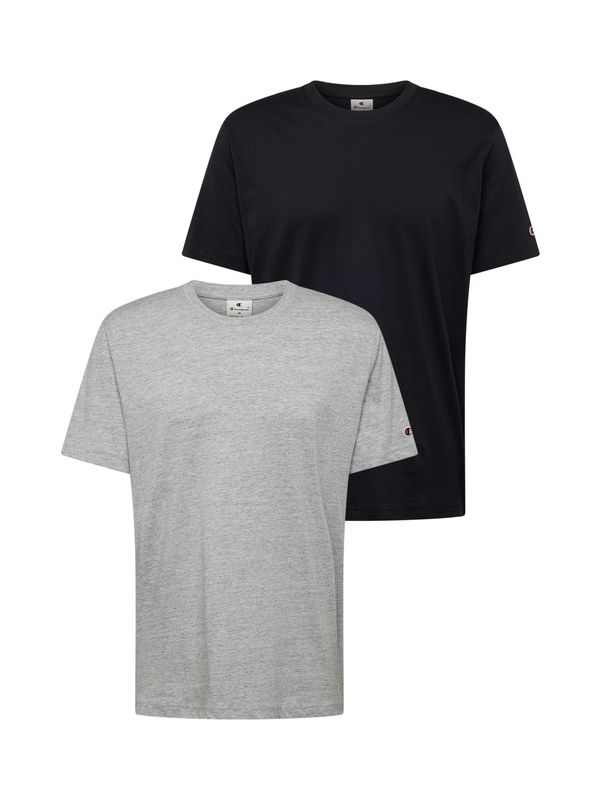 Champion Champion Authentic Athletic Apparel Majica  siva melange / crna