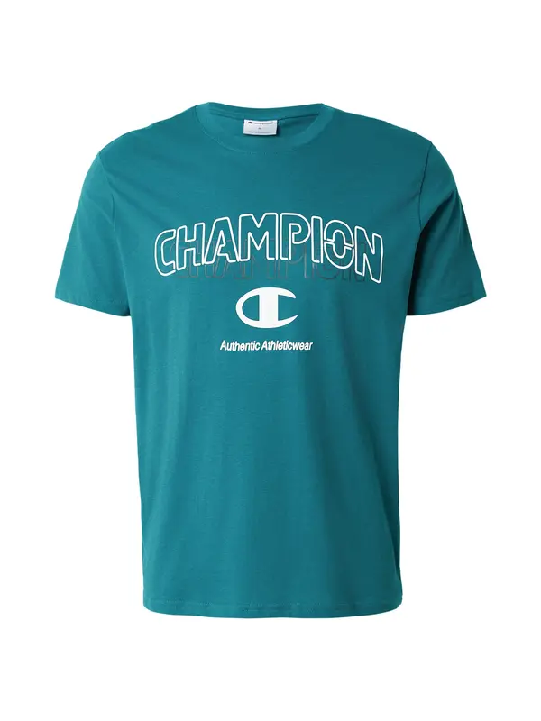 Champion Authentic Athletic Apparel Champion Authentic Athletic Apparel Majica  smaragdno zelena / bijela