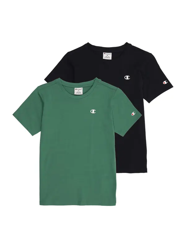 Champion Authentic Athletic Apparel Champion Authentic Athletic Apparel Majica  tamno zelena / crna