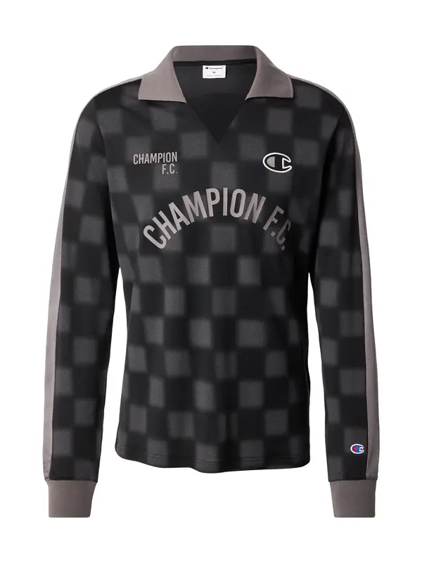 Champion Authentic Athletic Apparel Champion Authentic Athletic Apparel Majica  taupe siva / crna
