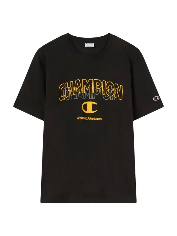 Champion Authentic Athletic Apparel Champion Authentic Athletic Apparel Majica  žuta / siva / crna