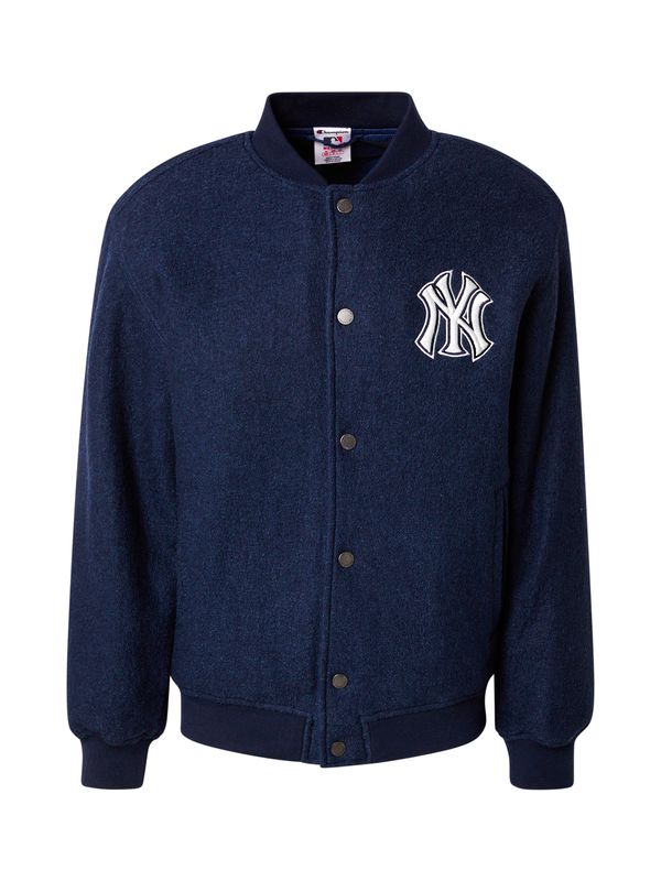 Champion Authentic Athletic Apparel Champion Authentic Athletic Apparel Prijelazna jakna  morsko plava / bijela