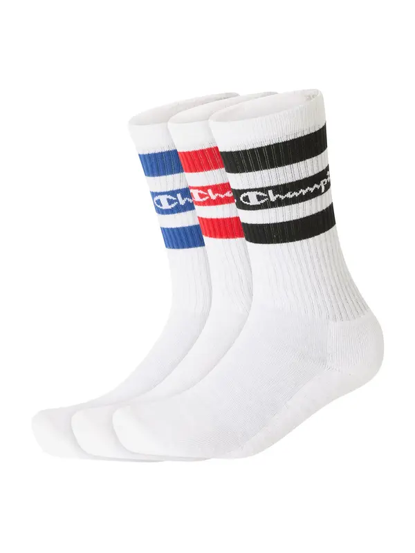 Champion Authentic Athletic Apparel Champion Authentic Athletic Apparel Sportske čarape  svijetlo crvena / crna / bijela