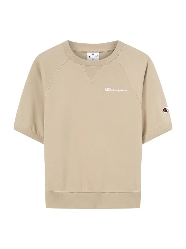 Champion Authentic Athletic Apparel Champion Authentic Athletic Apparel Sweater majica  boja devine dlake (camel) / bijela