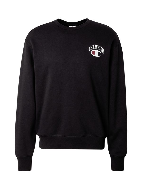 Champion Authentic Athletic Apparel Champion Authentic Athletic Apparel Sweater majica  burgund / crna / bijela