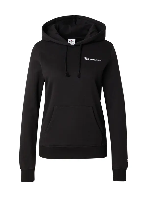 Champion Authentic Athletic Apparel Champion Authentic Athletic Apparel Sweater majica  crna / bijela