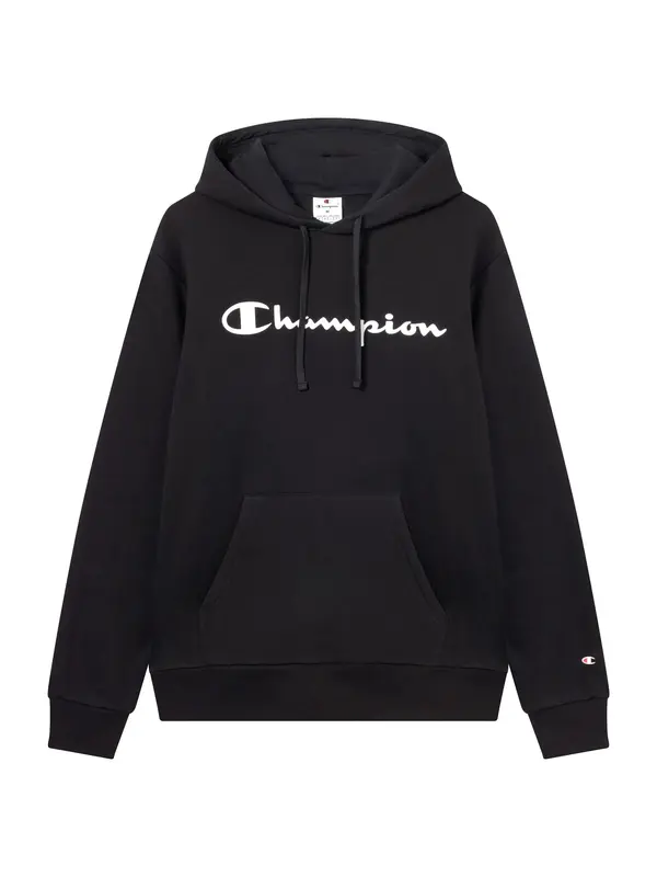 Champion Authentic Athletic Apparel Champion Authentic Athletic Apparel Sweater majica  crna / bijela