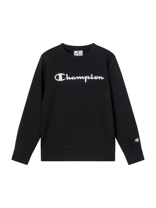 Champion Authentic Athletic Apparel Champion Authentic Athletic Apparel Sweater majica  crna / bijela
