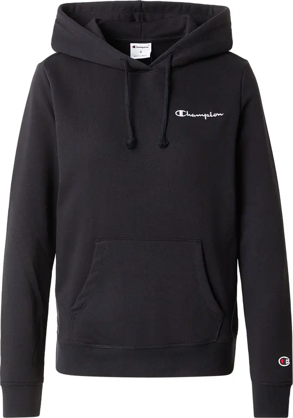 Champion Authentic Athletic Apparel Champion Authentic Athletic Apparel Sweater majica  crna / bijela