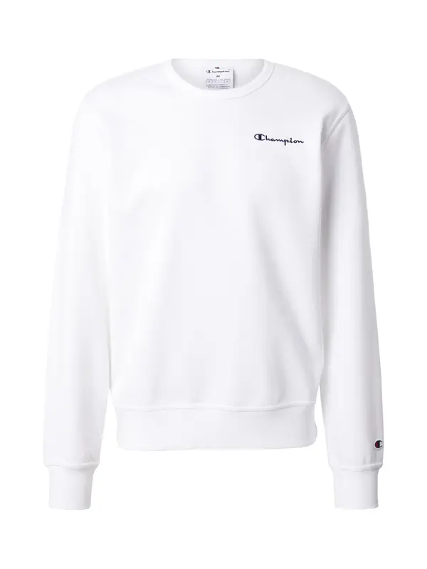 Champion Authentic Athletic Apparel Champion Authentic Athletic Apparel Sweater majica  crna / bijela