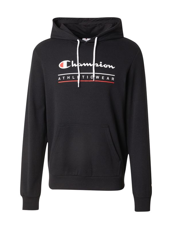 Champion Authentic Athletic Apparel Champion Authentic Athletic Apparel Sweater majica  crvena / crna / bijela