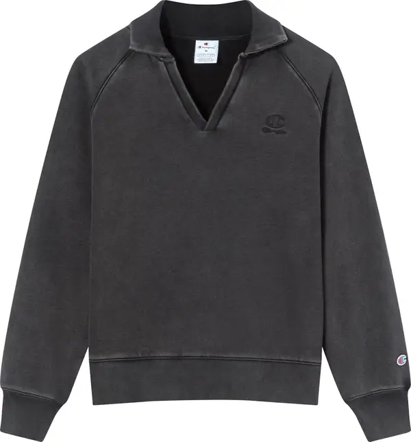 Champion Authentic Athletic Apparel Champion Authentic Athletic Apparel Sweater majica 'Icons'  crna