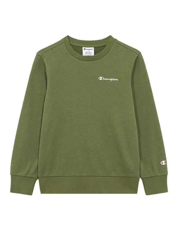 Champion Authentic Athletic Apparel Champion Authentic Athletic Apparel Sweater majica  maslinasta / bijela