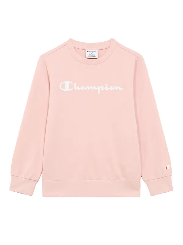 Champion Authentic Athletic Apparel Champion Authentic Athletic Apparel Sweater majica  roza / bijela