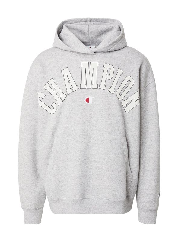 Champion Authentic Athletic Apparel Champion Authentic Athletic Apparel Sweater majica  siva melange / crvena / crna / prljavo bijela