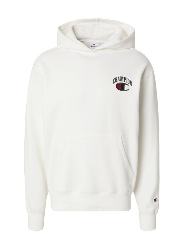 Champion Authentic Athletic Apparel Champion Authentic Athletic Apparel Sweater majica  tamno crvena / crna / bijela