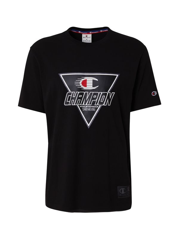 Champion Authentic Athletic Apparel Champion Authentic Athletic Apparel Tehnička sportska majica  crvena / crna / bijela